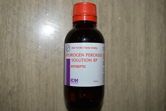Hydrogen Peroxide Bottle